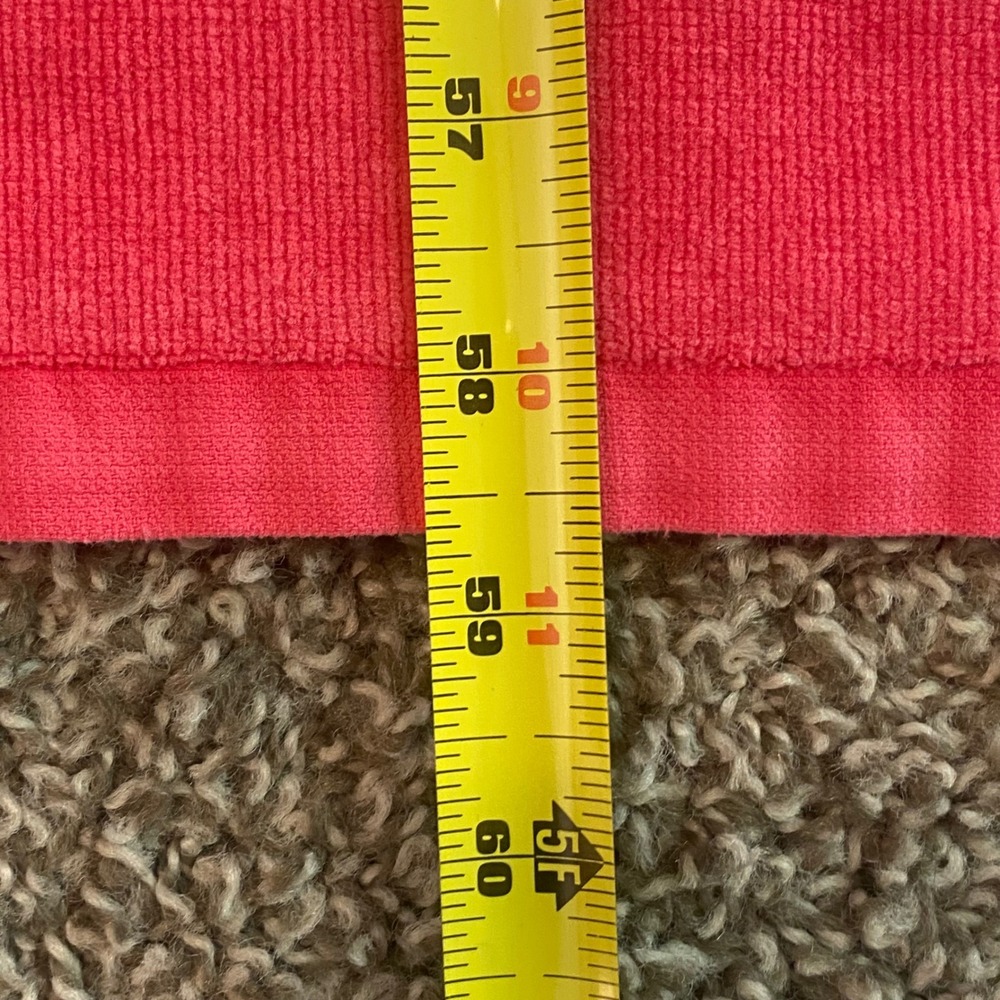 Tommy Hilfiger Beach Towel Red White Blue Logo Print Oversized Cotton Terry - Picture 3 of 4